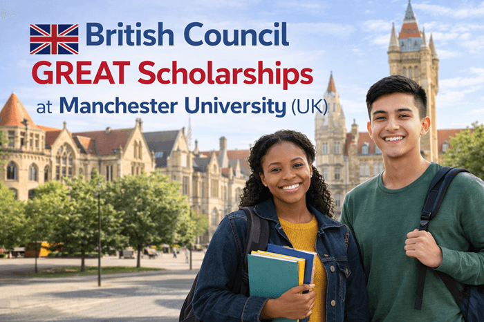 British Council GREAT Scholarships at Manchester University (UK)