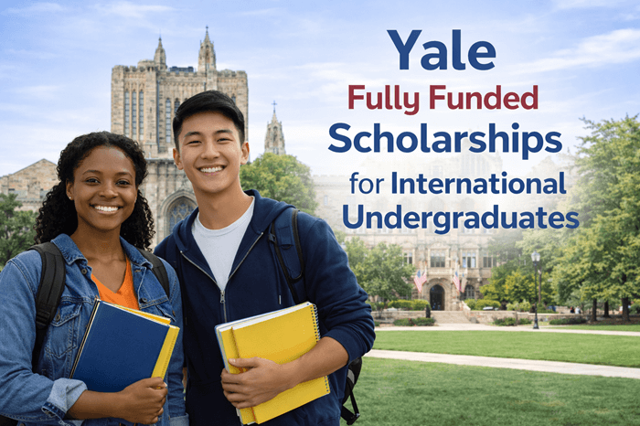 Yale Fully Funded Scholarships for International Undergraduates